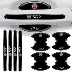 Ochronne naklejki na klamki z logo FIAT TIPO